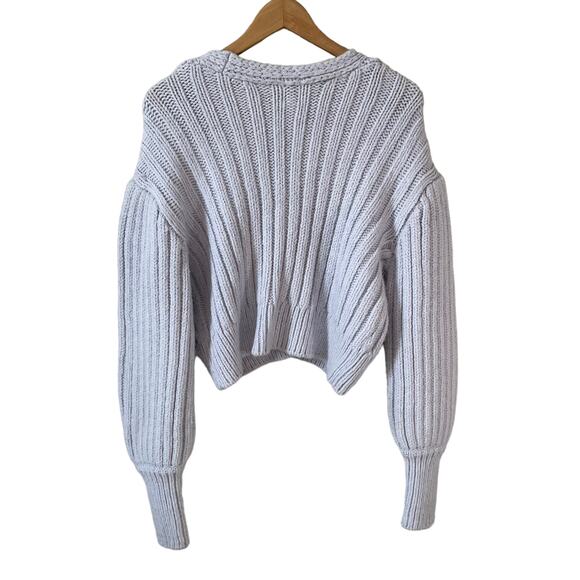 RIVER ISLAND Women's Cropped Cardigan Purple Size Small with FLAW - Picture 3 of 9